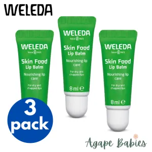 [3 Pack] Weleda Skin Food Lip Balm, 8ml