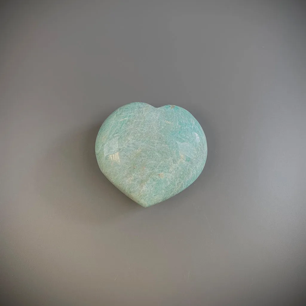 Amazonite Hearts - Large Ethically Sourced