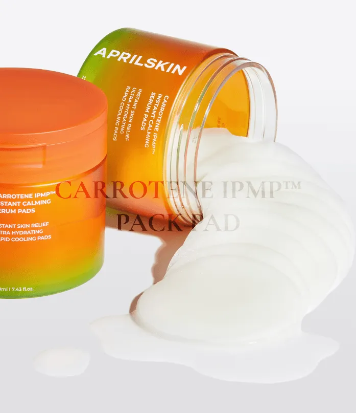 APRILSKIN Carrotene IPMP™ Instant Calming Serum Pads 220ml 80EA