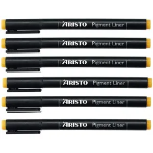 Aristo 0.3mm Pigment Liner- Set of 6 Pens