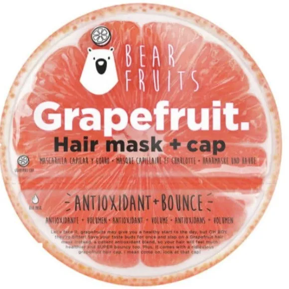 Bear Fruits Grapefruit Hair Mask   Cap