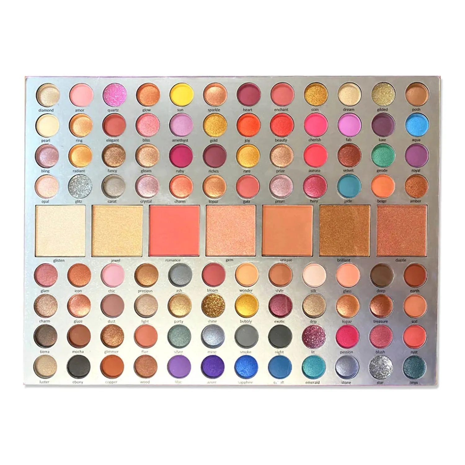 Beauty Treats You're a Gem Ultimate Glam Booklet Eyeshadows & Face Powders Palette 103 Colors