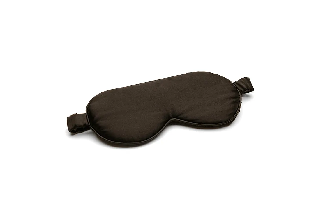 Black Pure Silk Sleep Mask