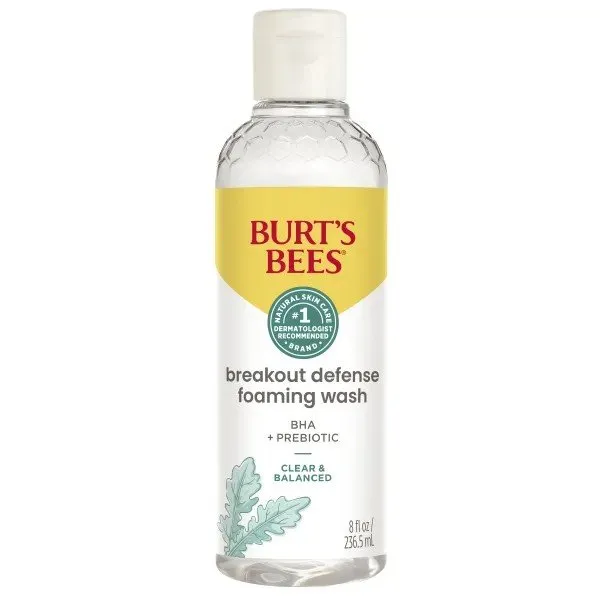 Burt's Bees Clear & Balanced Breakout Defense Foaming Wash 8 fl. oz. Liquid