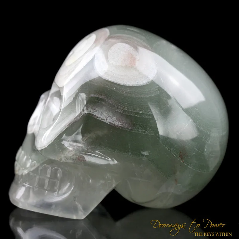 Chlorite in Quartz Crystal Skull