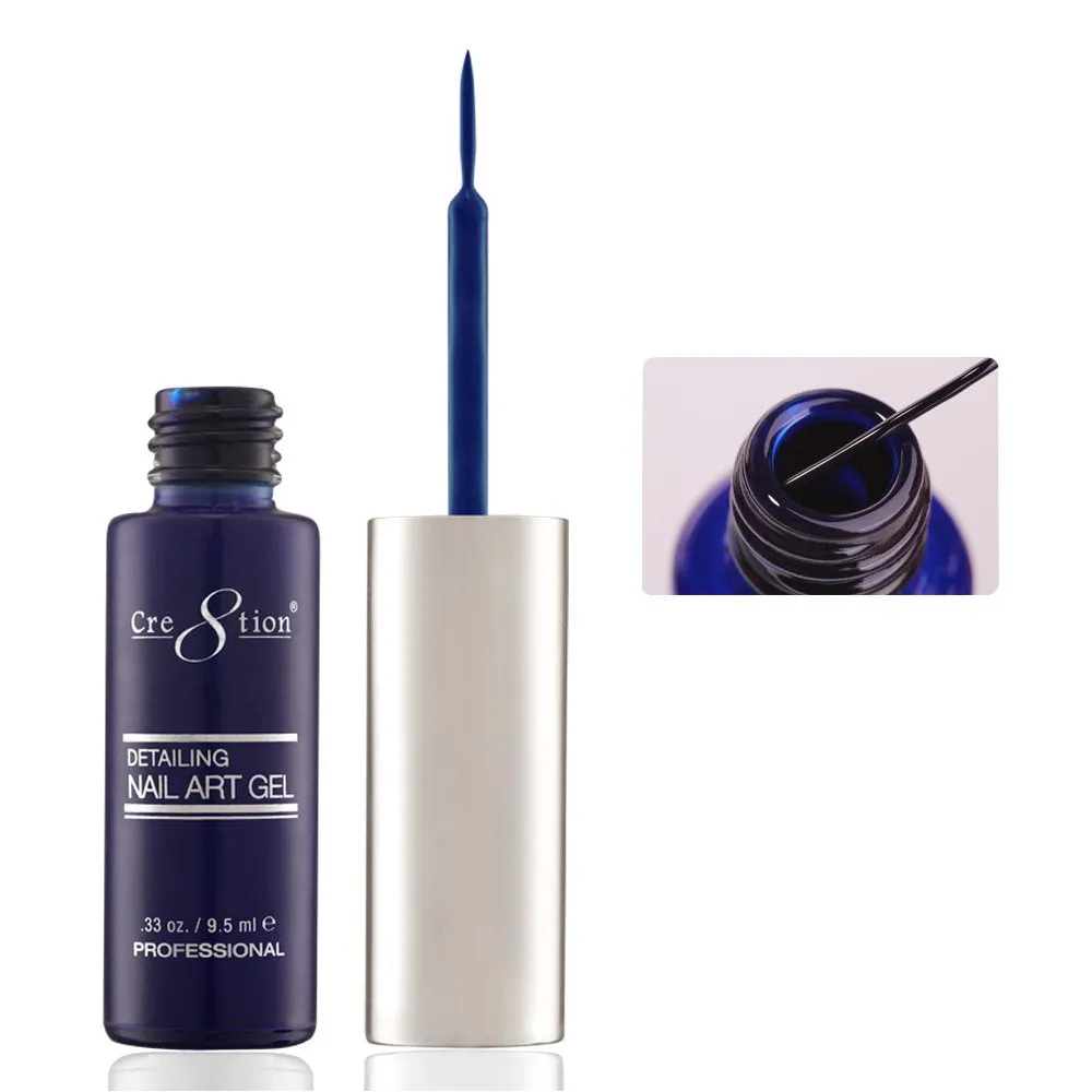 Cre8tion Striping Brush Gel - #14 Navy Blue