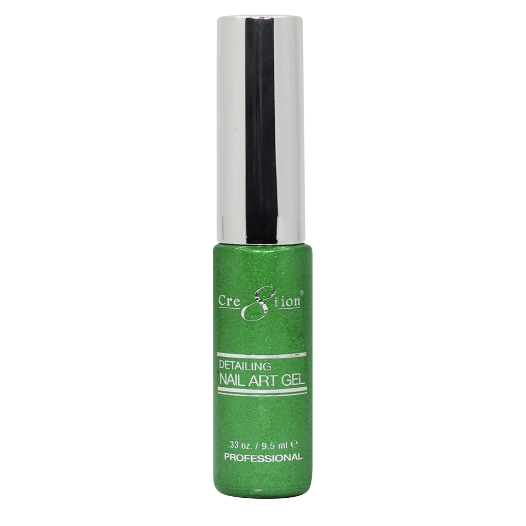 Cre8tion Striping Brush Gel - #29 Green Glitter