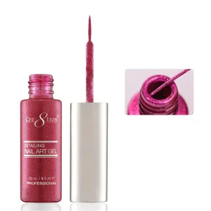 Cre8tion Striping Brush Gel - #38 Fushia Platinum