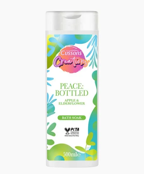 Cussons Creations Peace Bottled Apple And Elderflower Bath Soak