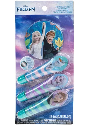 Disney Frozen - Townley Girl 3 Pk Swrl Lip Gls Mir