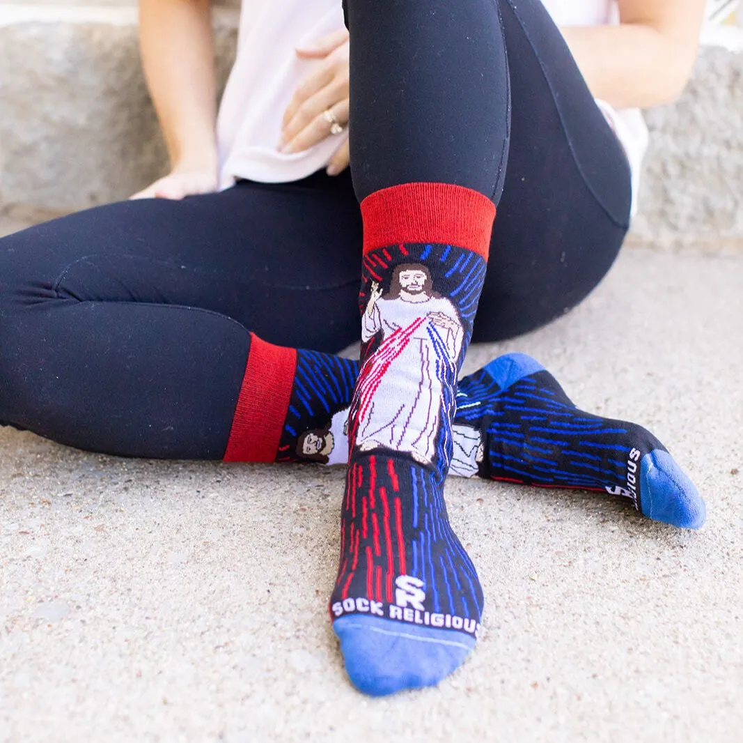 Divine Mercy Adult Socks