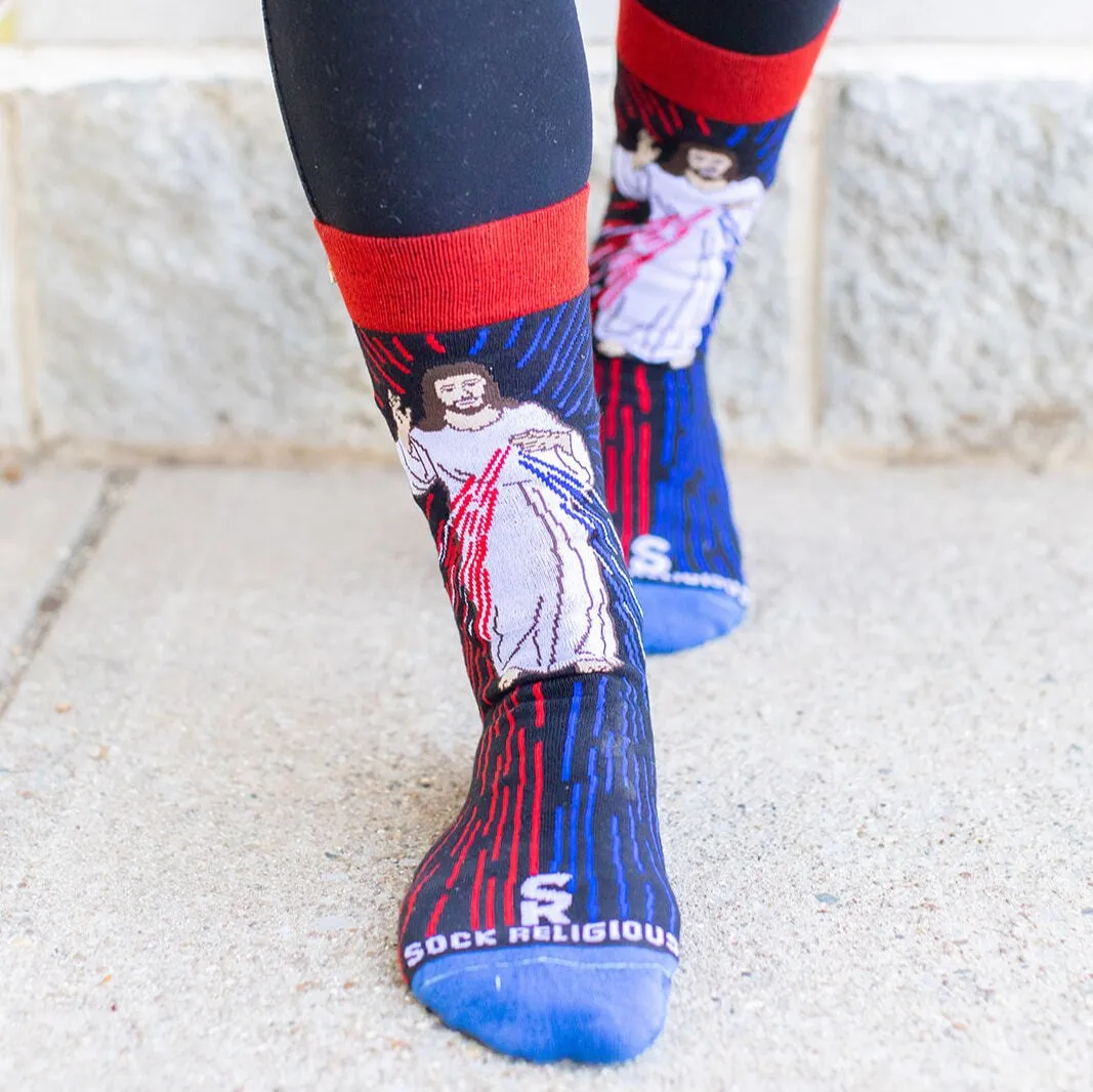 Divine Mercy Adult Socks