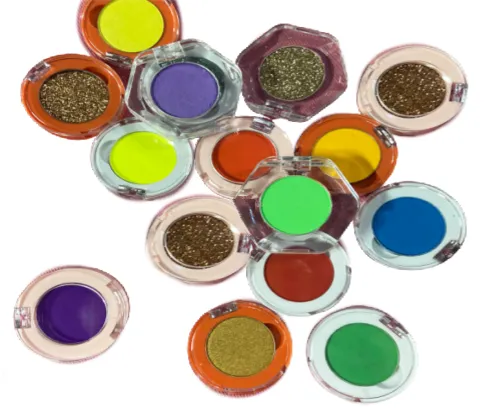 DIY Single Pressed Eyeshadows  - MQO 25pcs