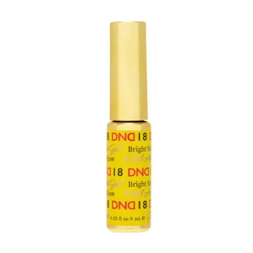 DND Nail Art Gel Liner - 18 Bright Yellow