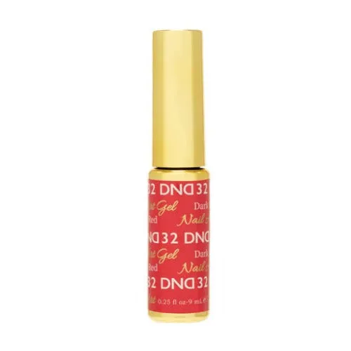 DND Nail Art Gel Liner - 32 Dark Red