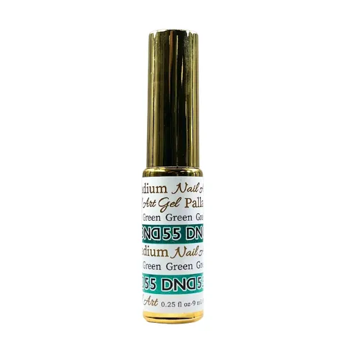 DND Nail Art Gel Liner Palladium - 55 Green