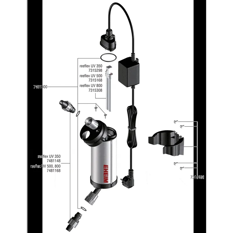 Eheim reeflex UV Steraliser 350, 500 or 800