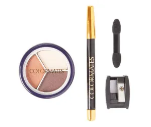 Eyeshadow & Eyeliner Pencil Kit - Shades of Suede