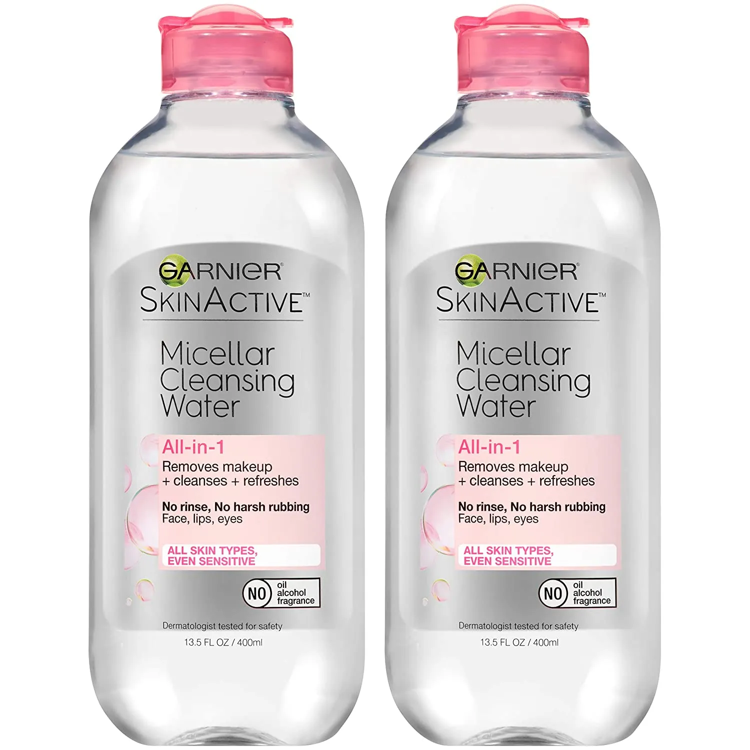 Garnier SkinActive Micellar Cleansing Water, For All Skin Types, 13.5 Fl Oz