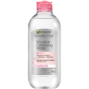 Garnier SkinActive Micellar Cleansing Water, For All Skin Types, 13.5 Fl Oz