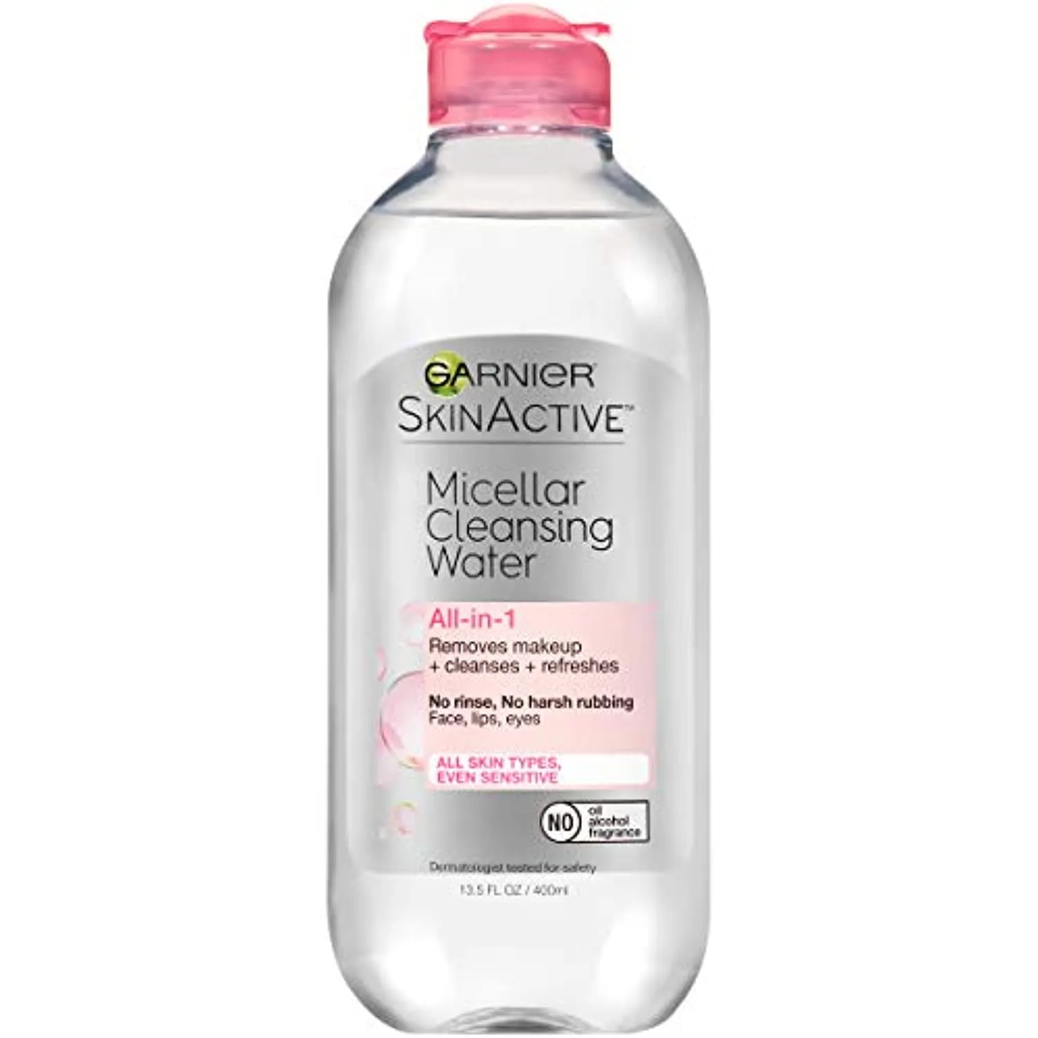 Garnier SkinActive Micellar Cleansing Water, For All Skin Types, 13.5 Fl Oz