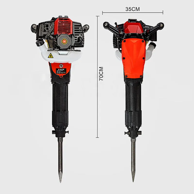 High Torque 3.5HP Petrol Jackhammer, 49.3CC Engine