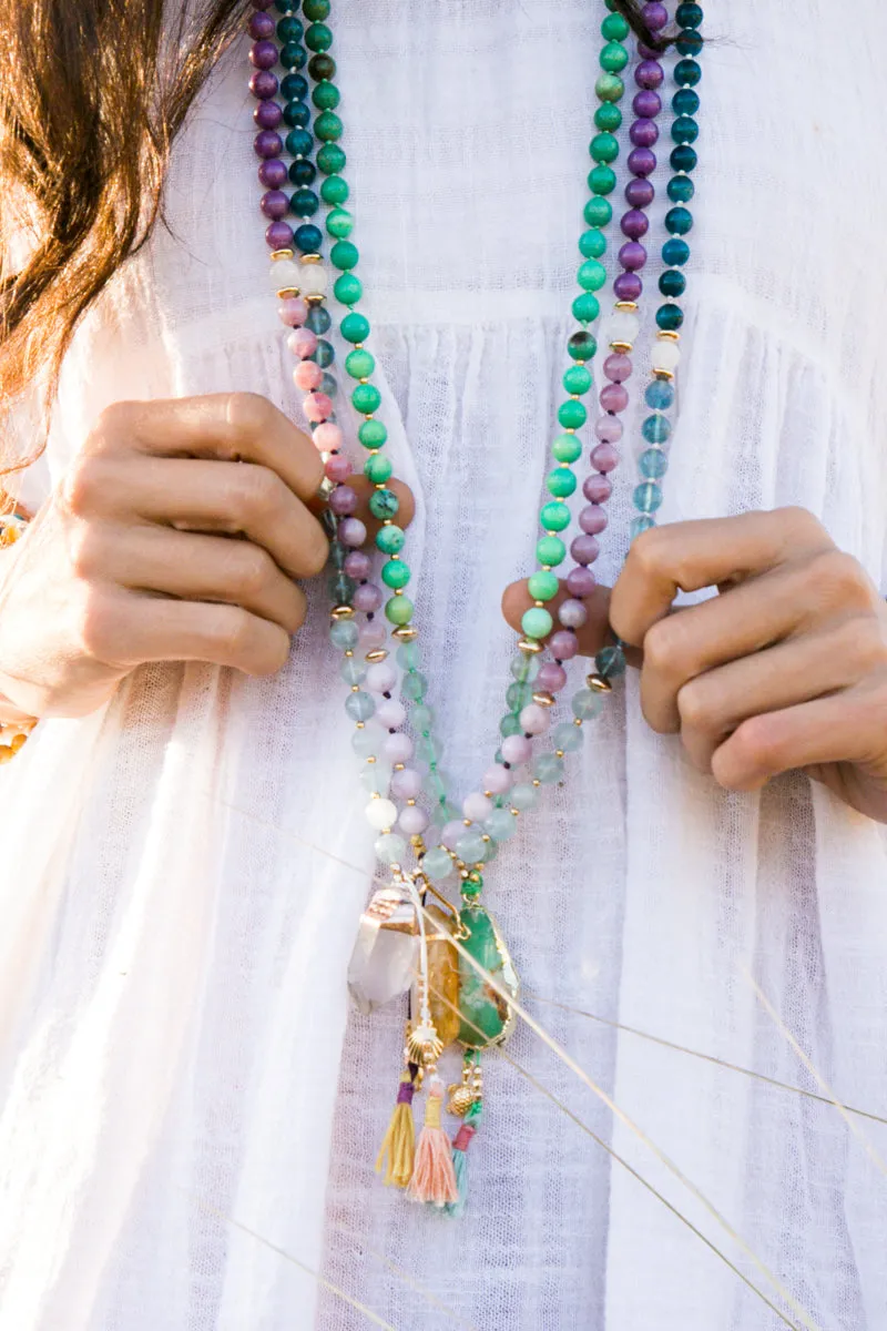 I Am Calm   Patient Mala Necklace