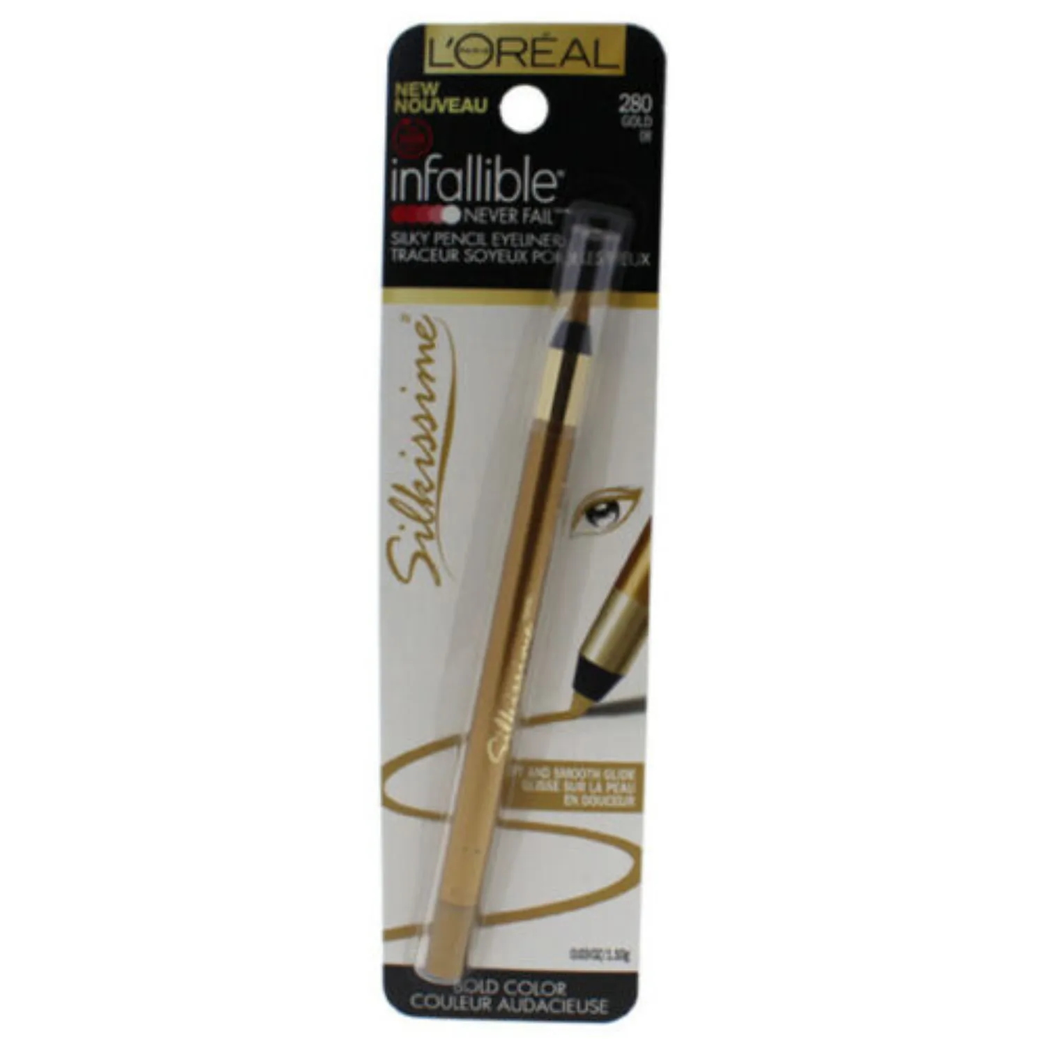 Infallible Never Fail Silky Pencil Eyeliner – Gold