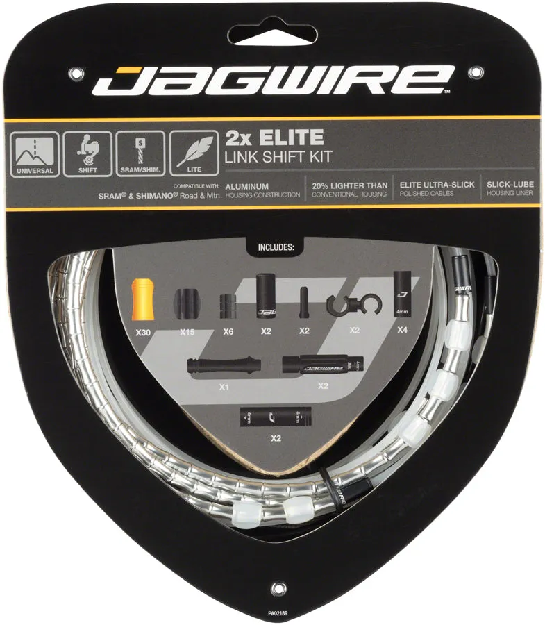 Jagwire 2x Elite Link Shift Cable Kit