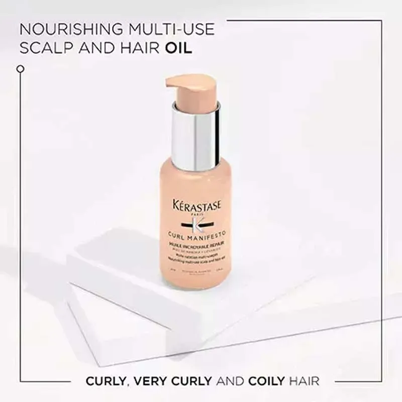 Kérastase Curl Manifesto Huile Sublime Repair Nourishing Multi-Use Hair & Scalp Oil