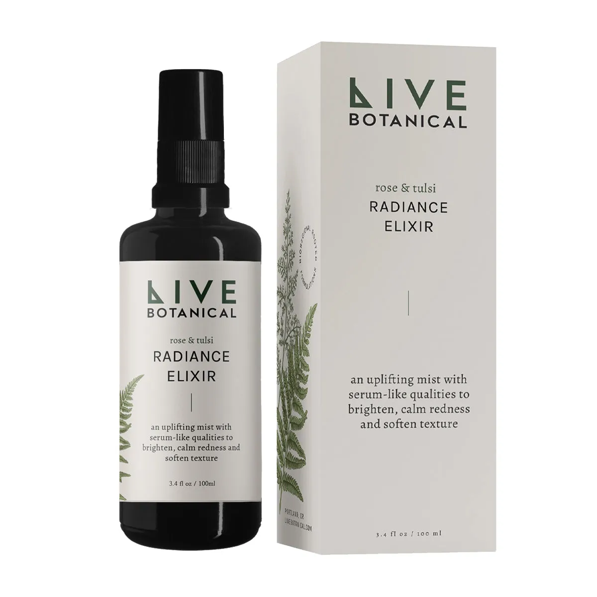 LIVE BOTANICAL - Rose & Rama Tulsi Radiance Elixir