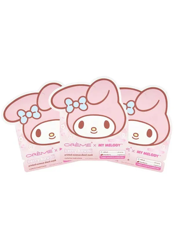 My Melody Berry Kawaii Printed | ESSENCE SHEET [3 PCE]