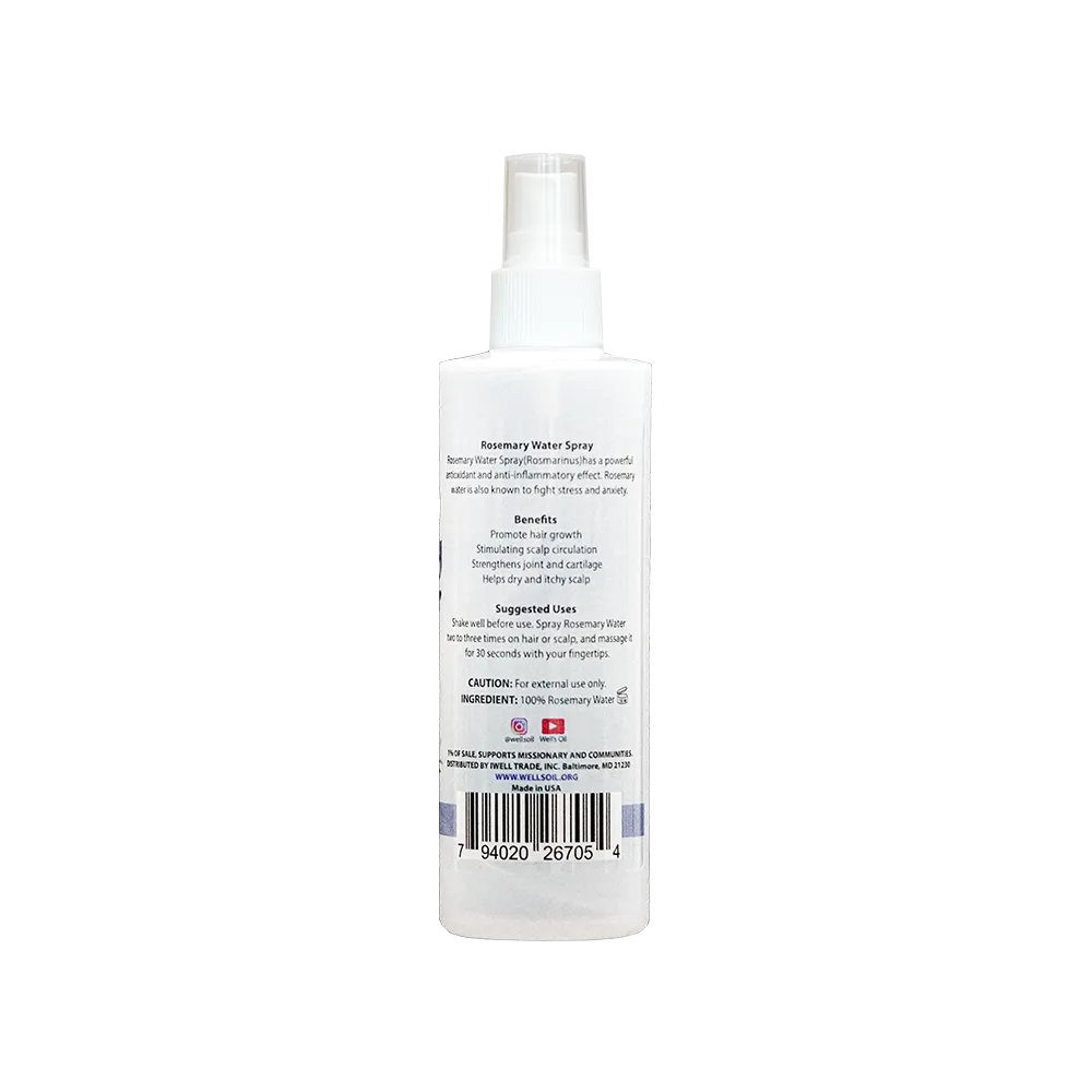 Rosemary Water Mist Spray | 8 fl. oz.