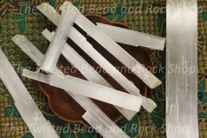 Selenite Stick Rough Crystals