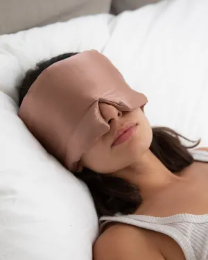 Silk Blackout Eye Mask - Misty Rose