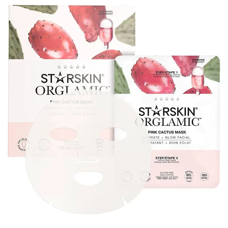 STARSKIN Orglamic Pink Cactus Mask