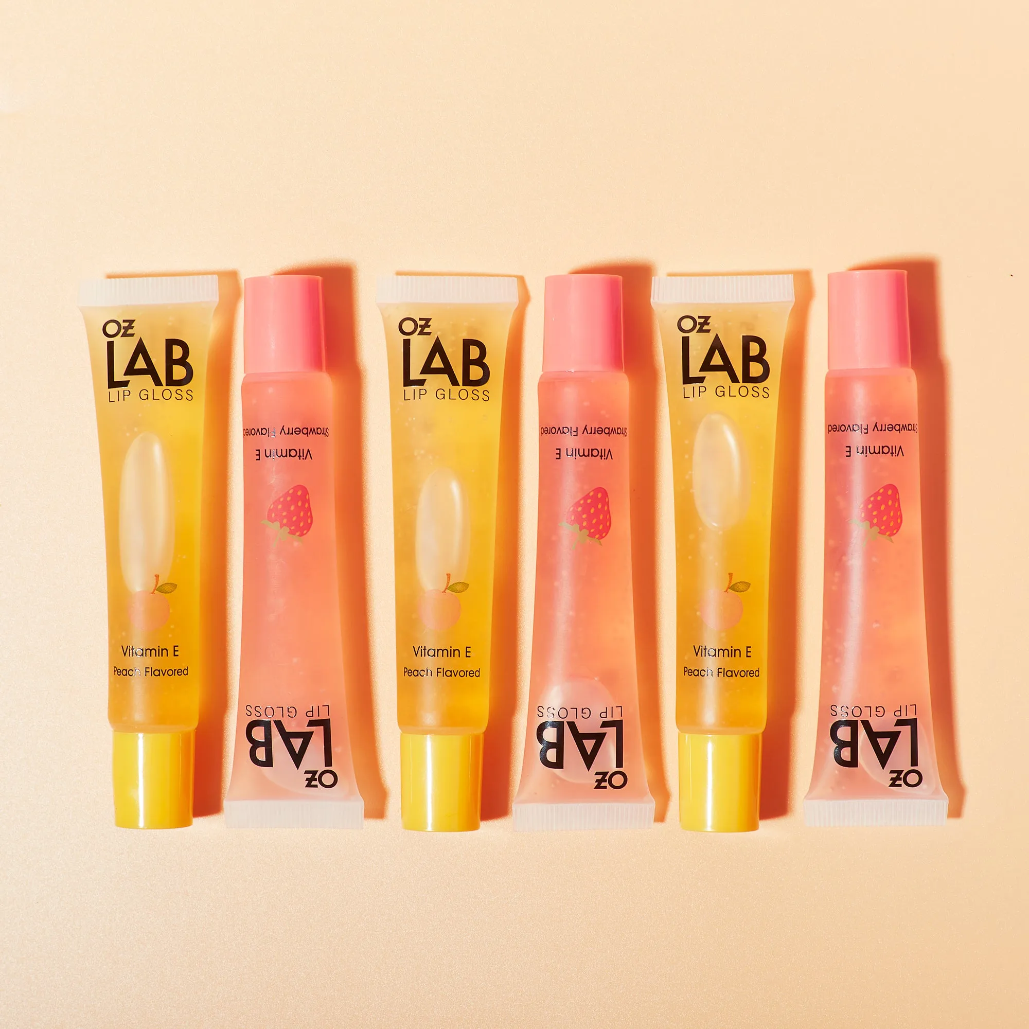 Strawberry Peach Lip Gloss Clear