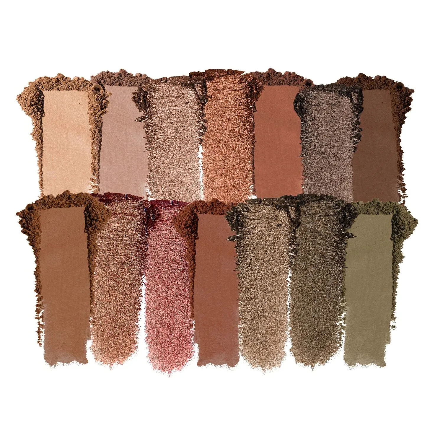 The Casual Collection Copper & Khaki 14 Multi-Finish Eyeshadows