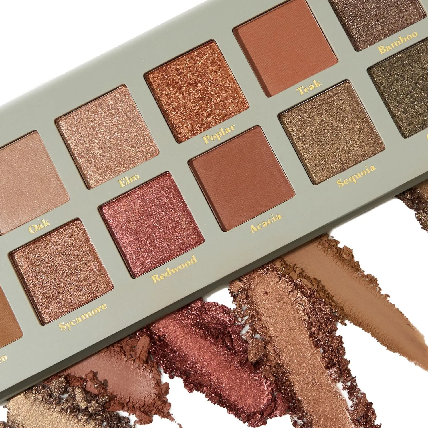 The Casual Collection Copper & Khaki 14 Multi-Finish Eyeshadows