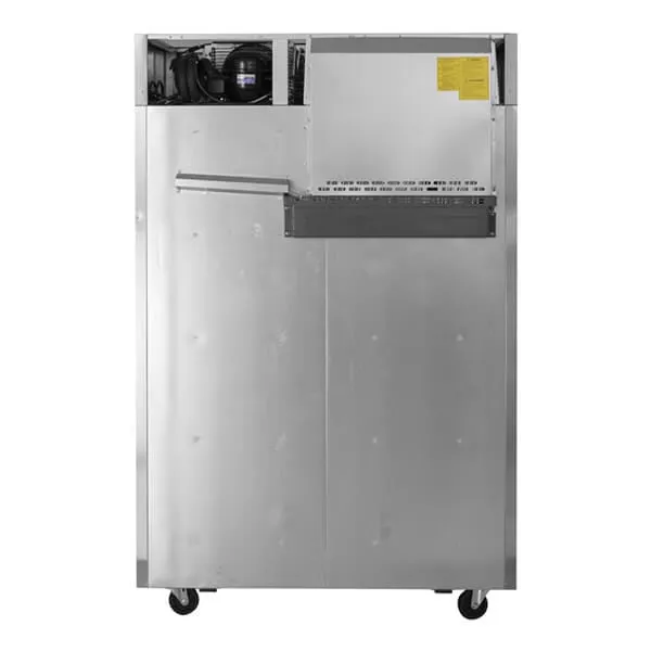 Turbo Air M3RF45-2-N 50" 2 Solid Door Dual Temperature Reach-In Top Mount Freezer and Refrigerator