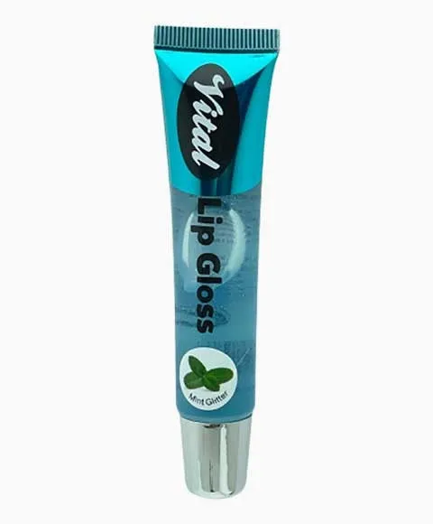 Vital Makeup  Lip Gloss 04 Mint With Glitter